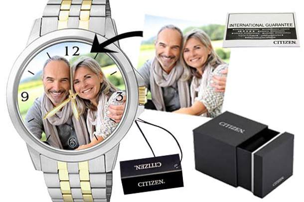 personalisierte Armbanduhr Citizen Bicolor Herren